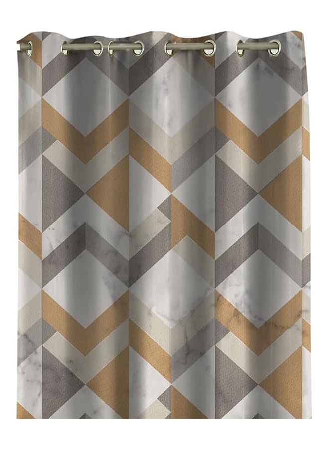 Intex Curtains House Linen Velvet Fabric Light-Filtering Window Curtain With Steel Grommets 1 Pcs  - Image 3