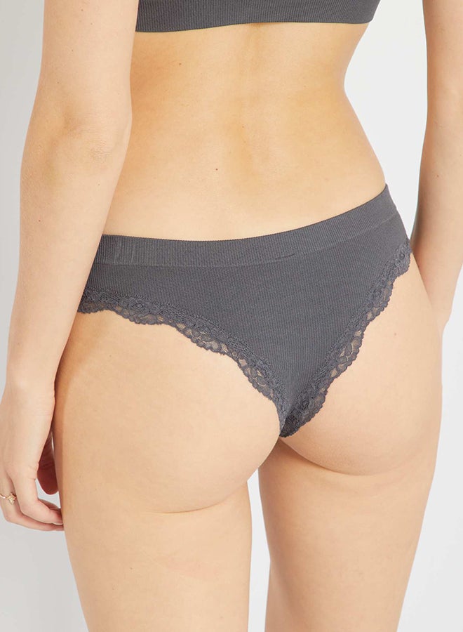 Kiabi Pack of 2 seamless tanga briefs  - Image 2