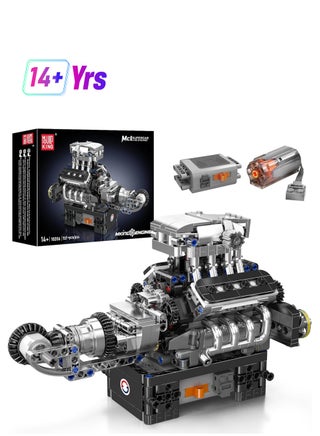 V8 Engine Model Kit That Works for 14+ Kids Boys and Adults, 10206 MCL V8 DIY Car Engine Model Educational Experiment Toy, 737Pcs - pzsku/ZD2CC5C649475F9005668Z/45/1742490147/17554660-29f3-45a9-bb7d-65cd10138c64