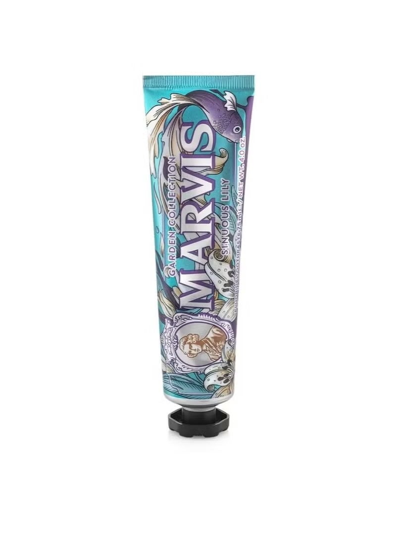 Marvis Garden Collection Sinuous Lily Toothpaste 75ml, Sensational Flavored Limited Edition Toothpaste for a Long-Lasting Freshness - Image 4