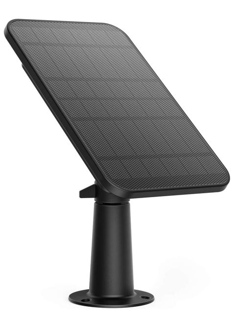Eufy Security Certified eufyCam Solar Panel, Continuous Power Supply, 2.6W Solar Panel, IP65 Weatherproof T8700011