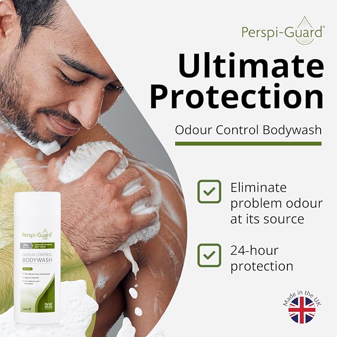 Perspi Guard PerspiGuard Odour Control Body Wash Antibacterial Body Wash for Body Odour Shower Gel Targets OdourCausing Source for LongLasting Protection and Confidence 200ml - Image 2