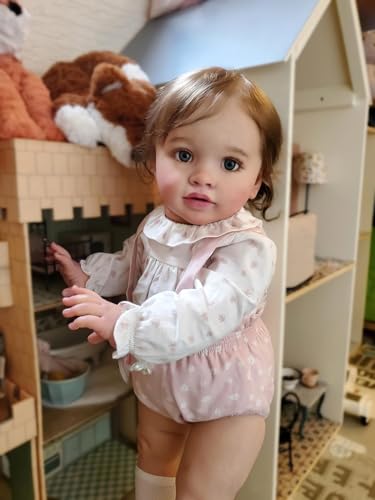 TERABITHIA 26Inches Soft Cuddly Body Realistic Reborn Toddler Dolls Lifelike Newborn Baby Collectible Art Doll for Girls Safe for Kids Age 3 - Image 5
