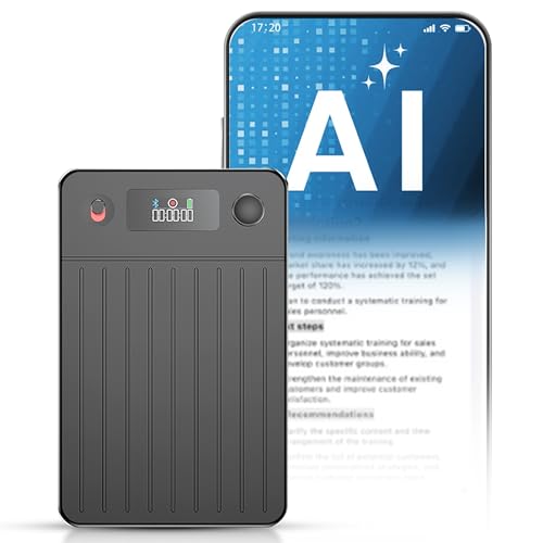 Herpla Note AI Voice Recorder with Playback | App Control | Transcribe & Summarize & Translate with AI Technology + Noise Cancelling | Ideal for Meetings, Calls & Interviews - Image 1