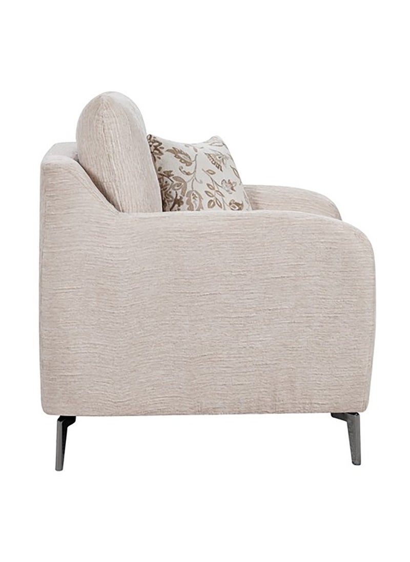 ROYALOAK Weston Single Seater Sofa in Fabric Upholstery  Durable Metal Frame  Compact & Comfortable Accent Chair for Living Room or Office  - Image 4