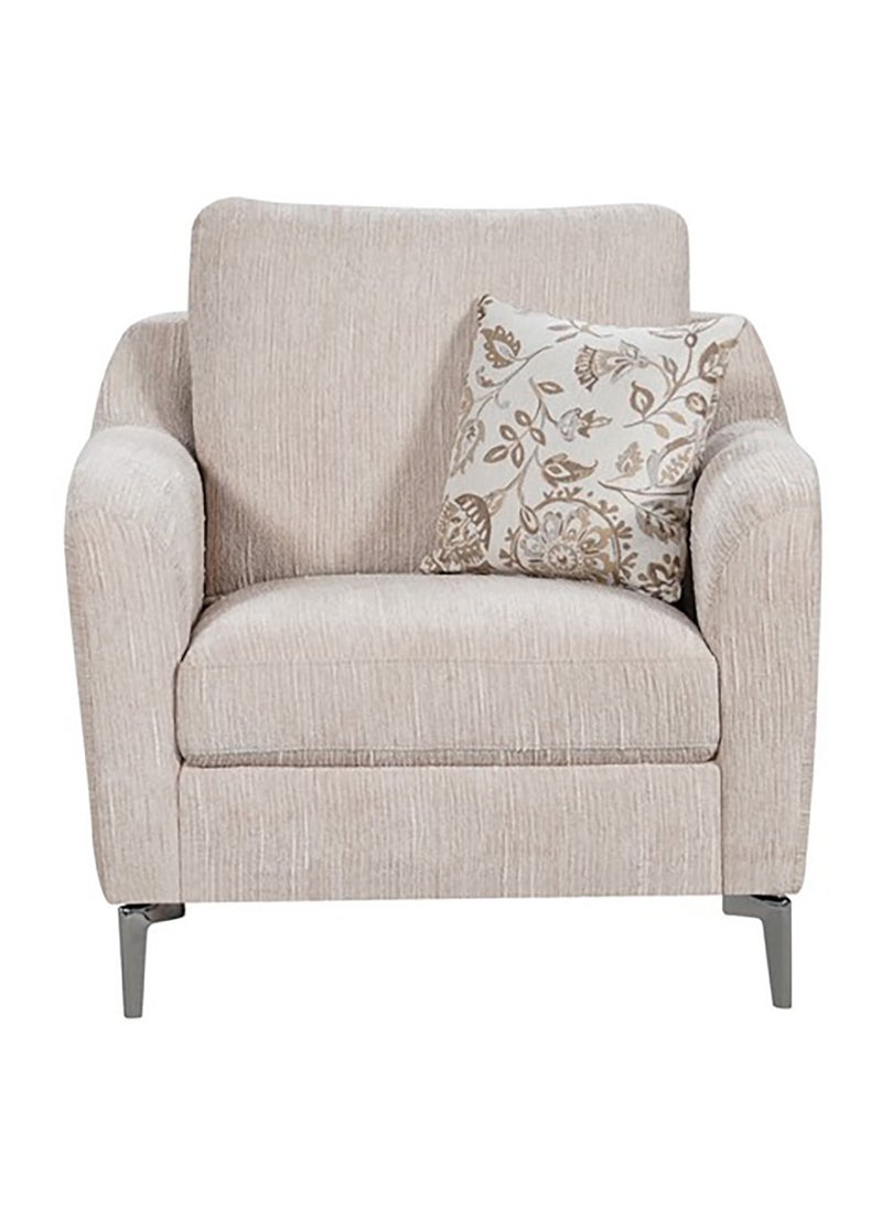ROYALOAK Weston Single Seater Sofa in Fabric Upholstery  Durable Metal Frame  Compact & Comfortable Accent Chair for Living Room or Office  - Image 5