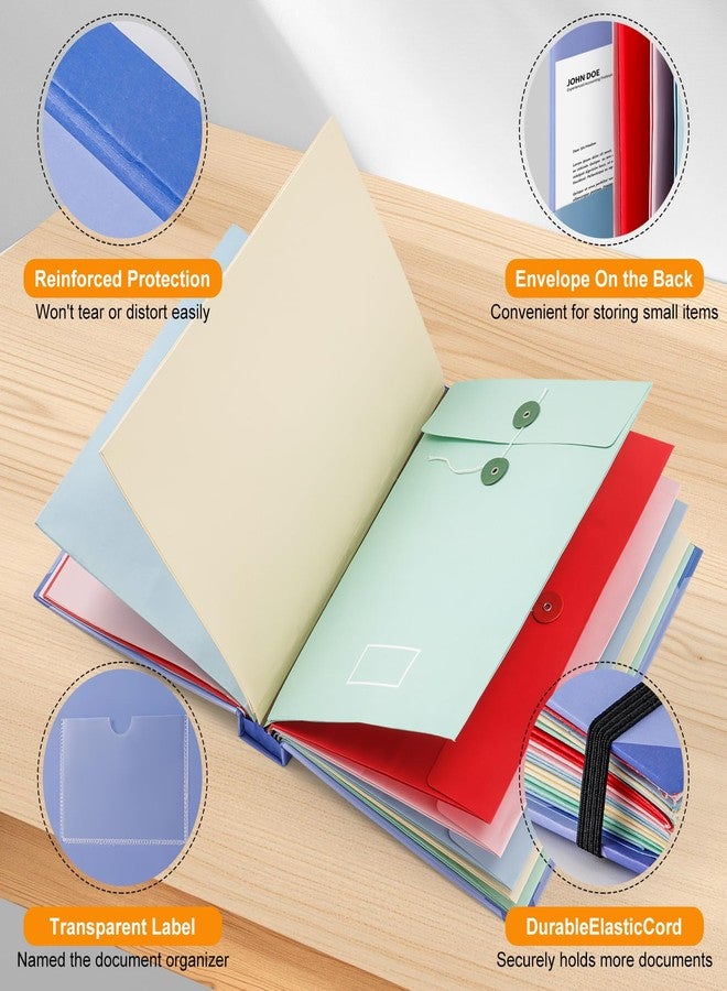 Liomus Important Document Organizer 10Color Envelopes Organ Document Folder - Image 2