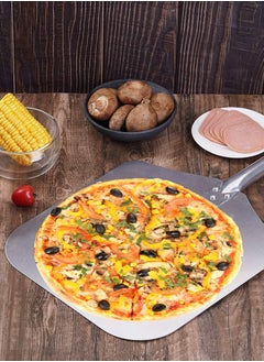 LENND Premium Aluminum Pizza Peel With Detachable Beech Handle, 30.5 * 65cm, Convenient To Store, Good Helper For Baking, Homemade Pizza And Bread  - Image 3
