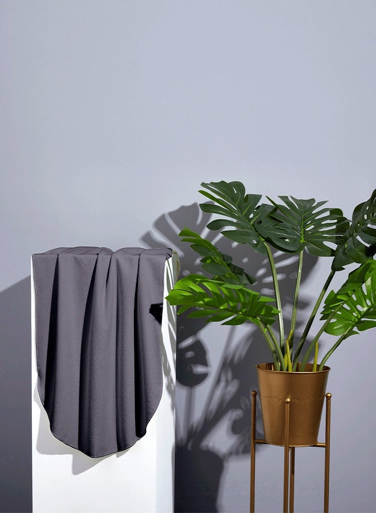 RJ Bath Towel 180×90 cm from RJ Grey Ultra Absorbent Quick Dry Weft Fabric Ideal for Daily Use Travel Sports - Image 1