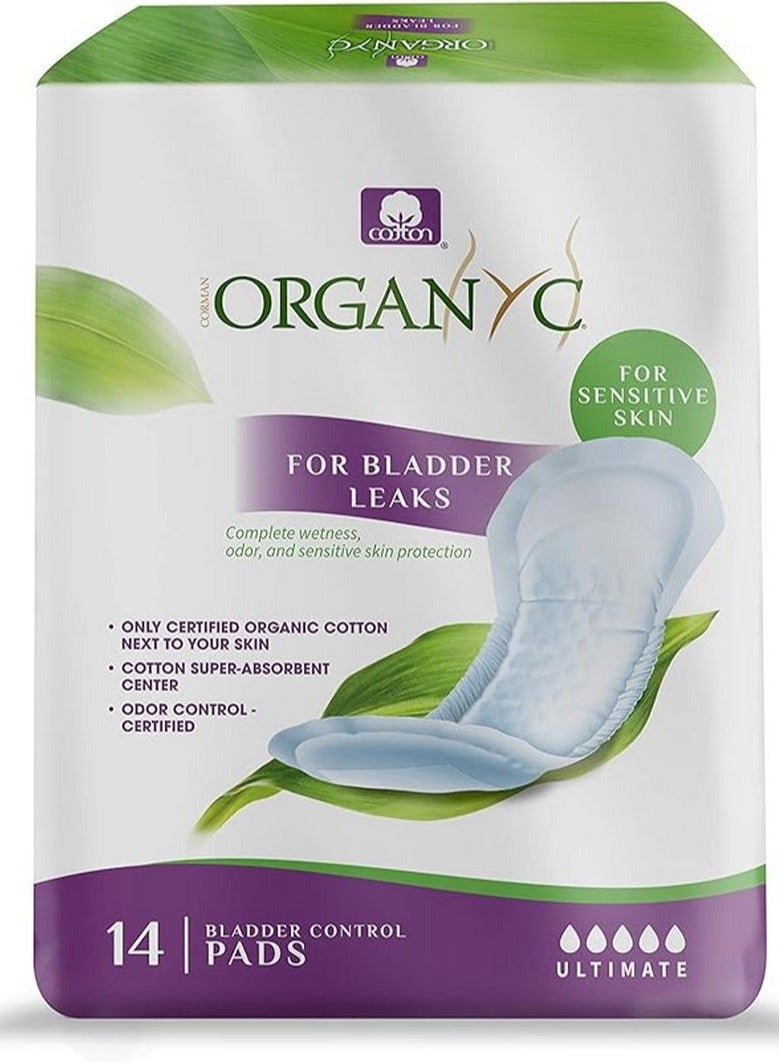 ORGANYC Organic Cotton Pads 14 Pads - Image 1