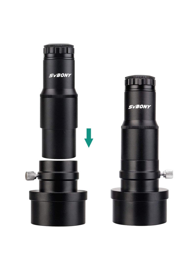 SVBONY SVBONY SV121 Red Laser Collimator, Adjustable 1.25 inch Collimation Eyepiece, with 2 inches Adapter, Telescope Accessory for Newtonian Dobsonian Marca Telescope  - Image 2