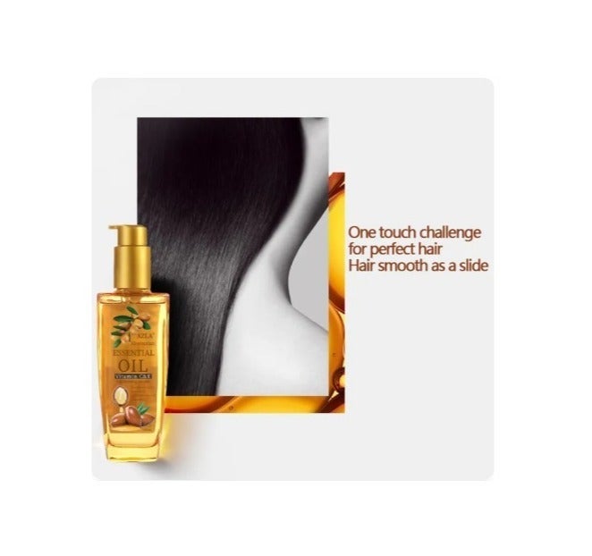 AZLA Moroccan Pure Argan Oil Hair Essential Oil Growth Anti Hair Loss Dry Damaged Repair Multi-functional Hair Scalp Care 100ml - Image 5