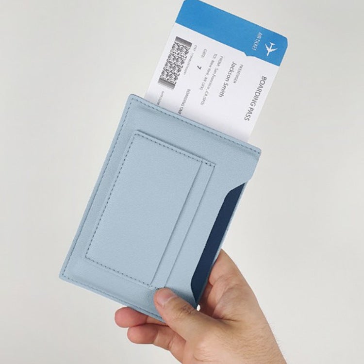 Travel Document Ticket Organizer sky blue 