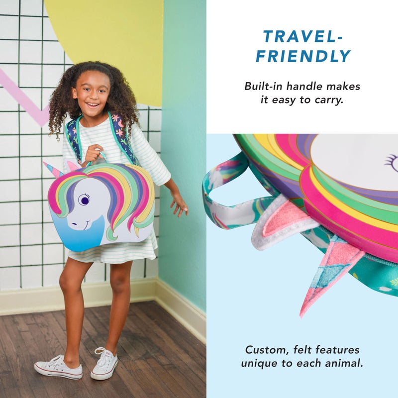 LAPGEAR Lap Pets Lap Desk for Lilâ€™ Kids - Unicorn - Fits up to 11.6 Inch Laptops - Style No. 46747 - Image 3