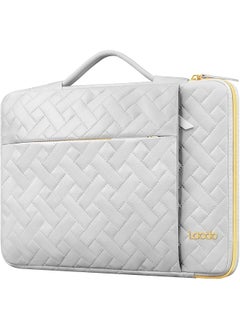 Lacdo 360° Protective Laptop Sleeve Case For 15 Inch New Macbook Air M3 A3114 M2 A2941 2024 2023 15 Inch Macbook Pro A1990 A1707 Generic Xps 15 Plus 2022 2020 Computer Bag Water Resistant Space Gray  - Image 1