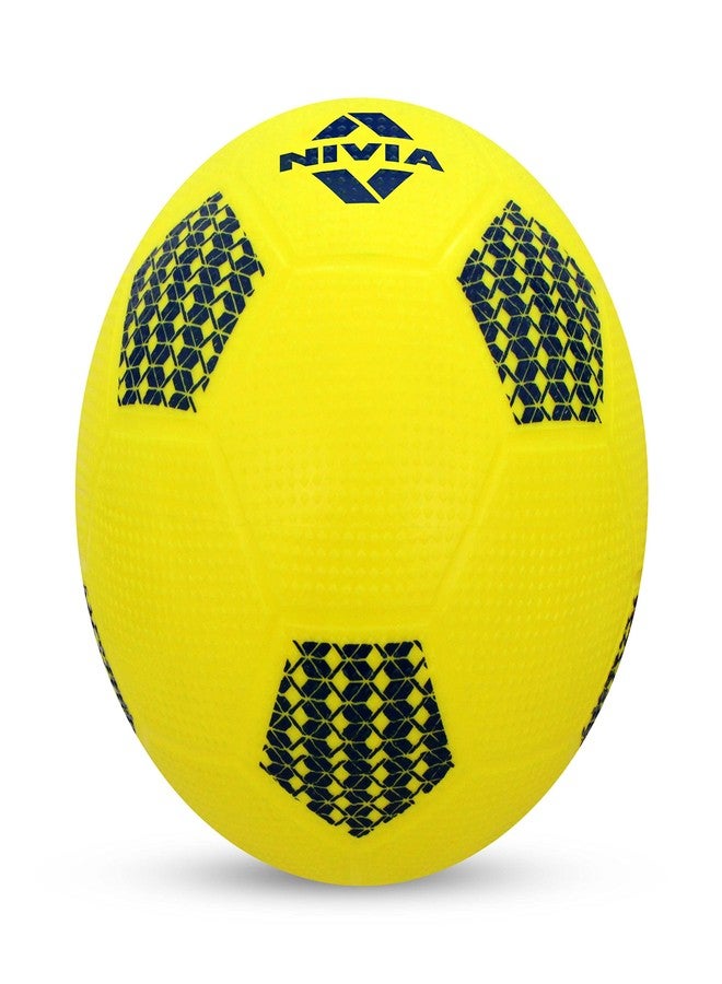 Nivia Home Play Football for Kids, Soft & Lightweight Toy Ball, Safe for Indoor Play, Size - 3 (Yellow/Yellow), Pack of 2 - Image 4