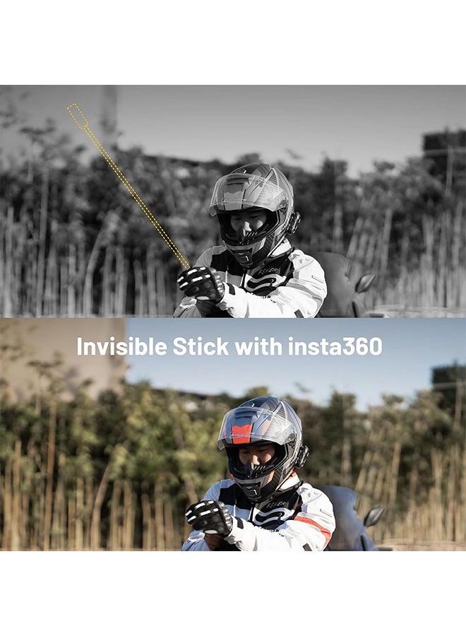 بجي تك عصا سيلفي قابلة للتمديد من PGYTECH بطول 96 سم، حامل دراجة نارية بواجهة قياسية 1/4 من سبائك الألومنيوم لكاميرات الحركة Insta360 - Image 3