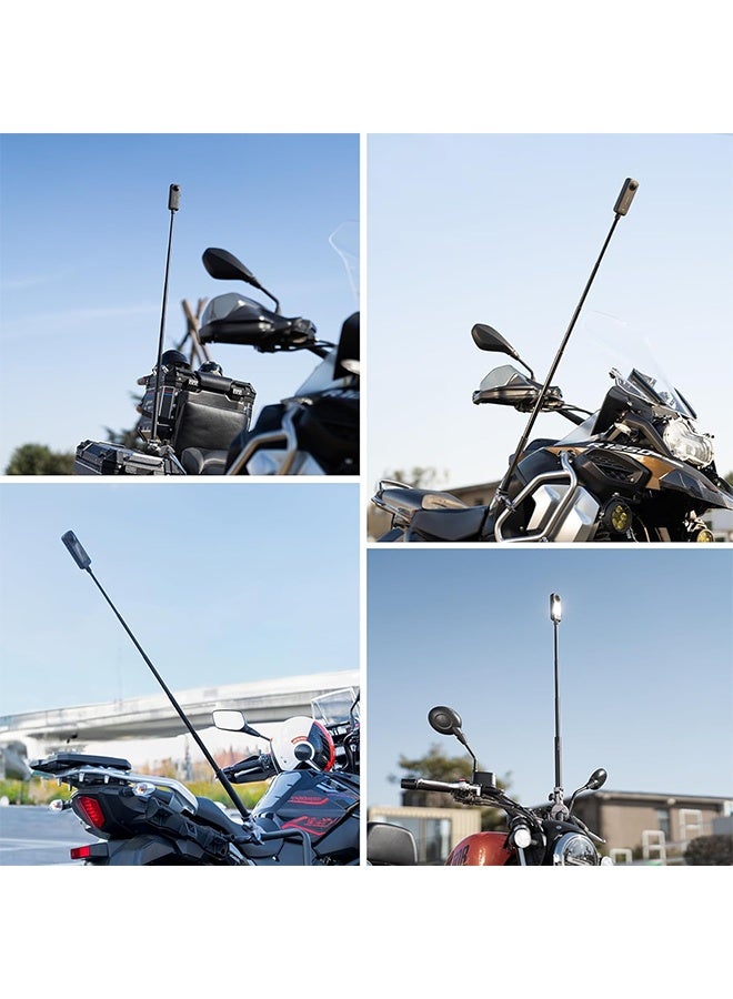 بجي تك عصا سيلفي قابلة للتمديد من PGYTECH بطول 96 سم، حامل دراجة نارية بواجهة قياسية 1/4 من سبائك الألومنيوم لكاميرات الحركة Insta360 - Image 5