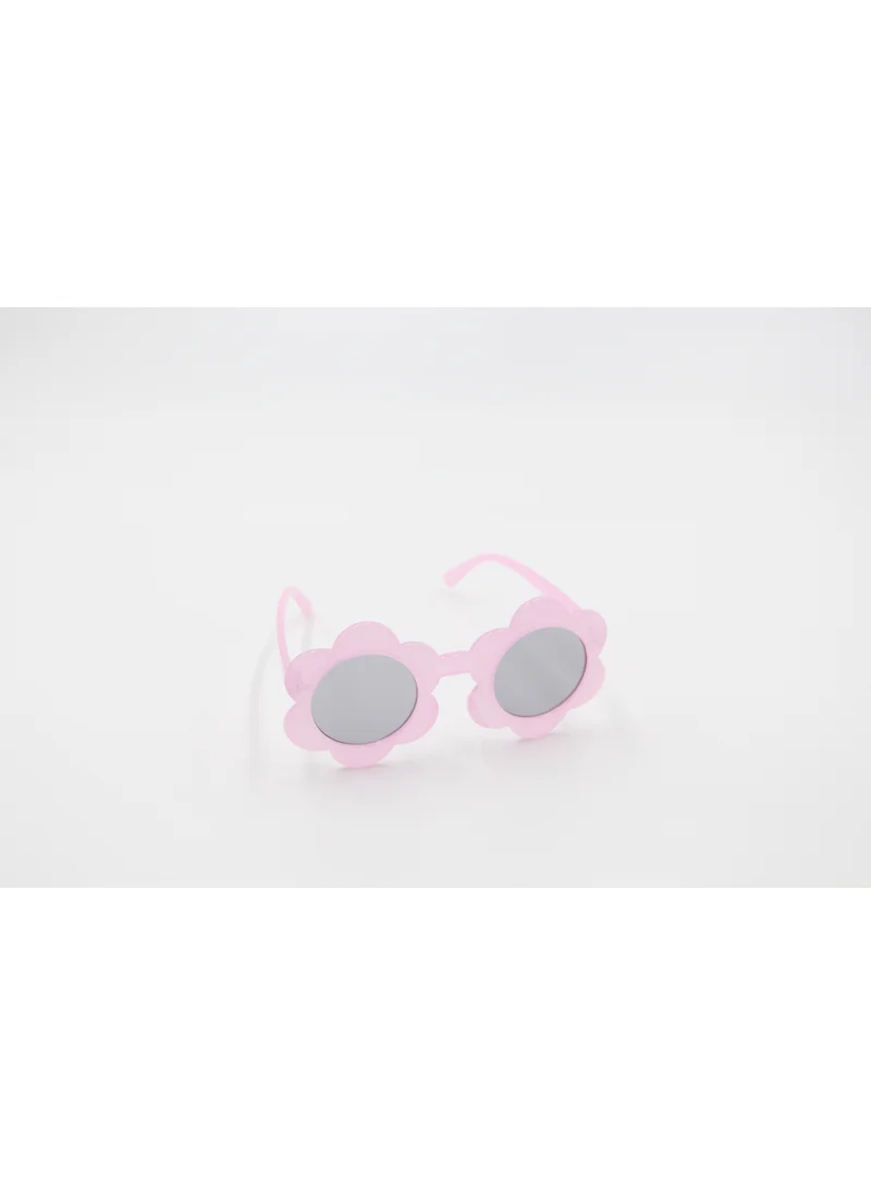 D'Daniela Hawaiian Glasses and Headband Set For Babies and Girls Pink with Flower Colour