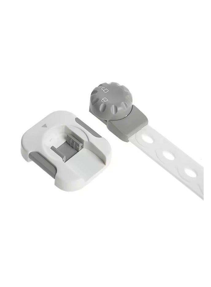 PRIMO PLUS 6-Pack Baby Safety Locks – Adjustable Double-Button Latches for Cabinets, Drawers, Fridges & Closets - Image 4