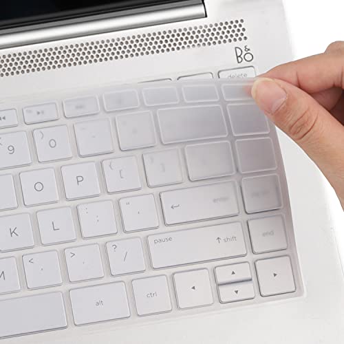 Saco غطاء واقي للوحة مفاتيح اللابتوب من ساكو متوافق مع HP Pavilion x360 Touchscreen 2-in-1 FHD 14-inch - شفاف - Image 5