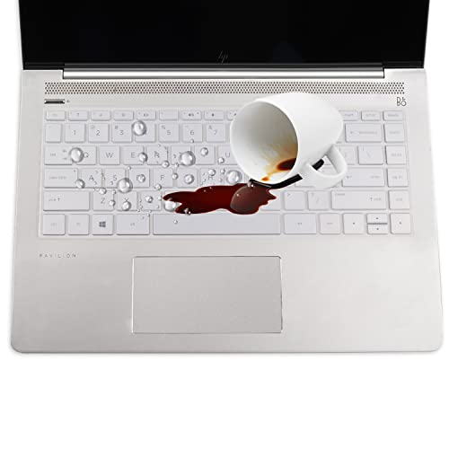 Saco غطاء واقي للوحة مفاتيح اللابتوب من ساكو متوافق مع HP Pavilion x360 Touchscreen 2-in-1 FHD 14-inch - شفاف - Image 4