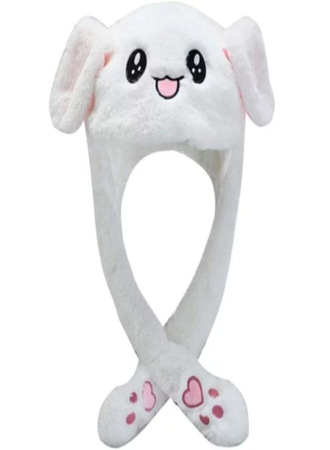 ساكورا أنيمي للألعاب والهدايا قبعة الأرنب المضحكة مع ضوء