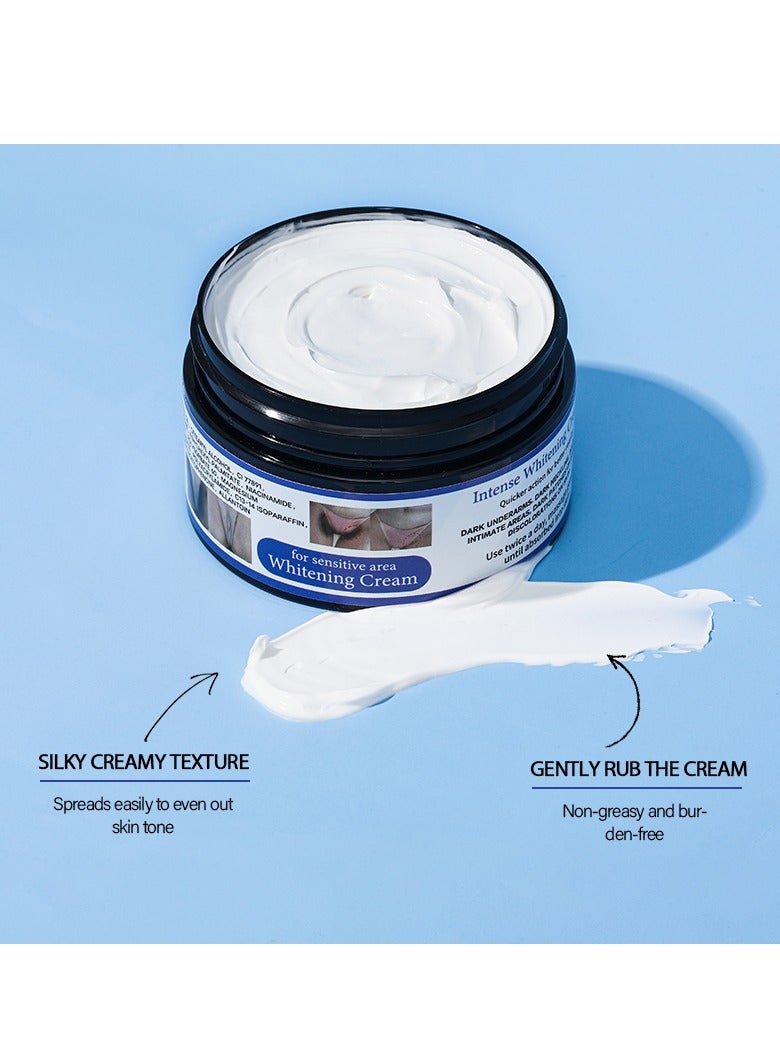 MOOYAM Intimate Skin Cream - Dark Spot Corrector Cream-Underarm Cream for Armpit, Neck, Knees, Elbows, Inner Thigh, Private Parts - Formulated with Hyaluronic Acid, Niacinamide and Centella - Image 4