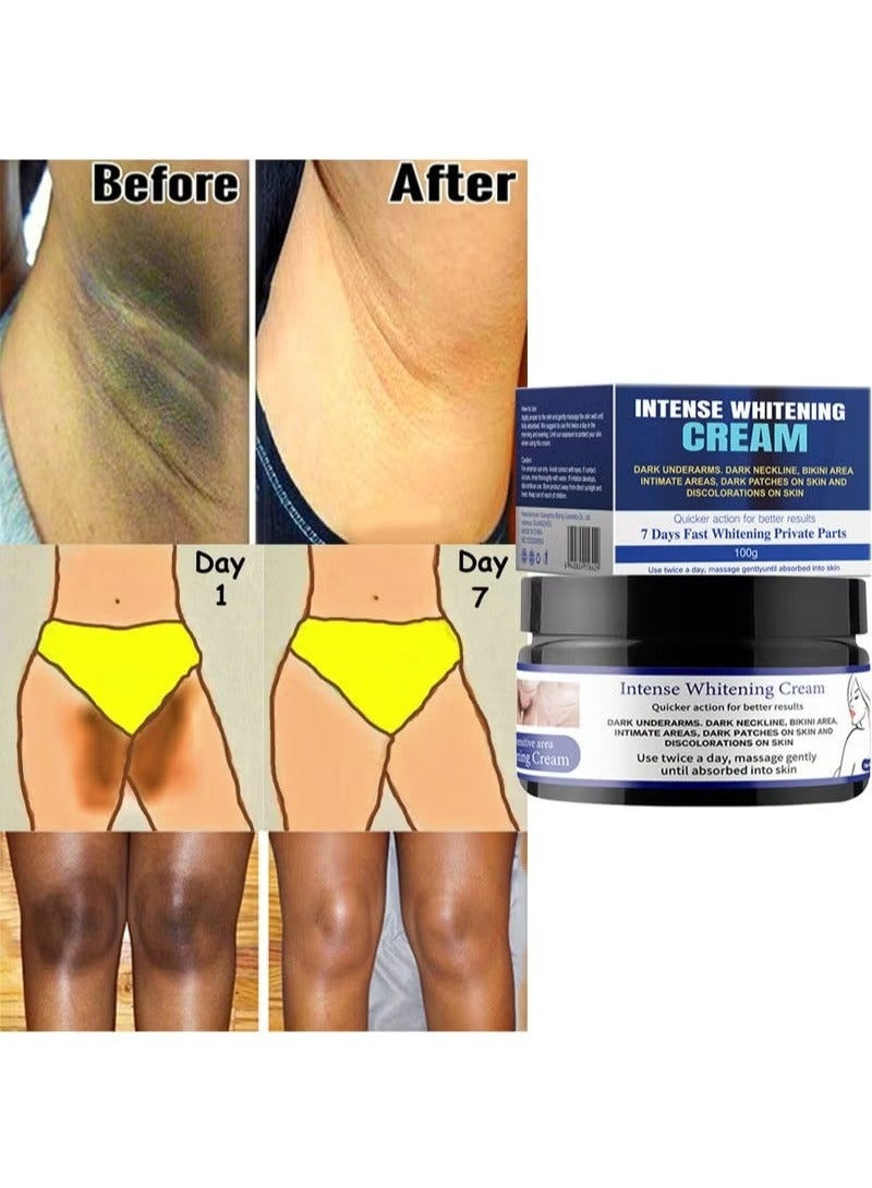 MOOYAM Intimate Skin Cream - Dark Spot Corrector Cream-Underarm Cream for Armpit, Neck, Knees, Elbows, Inner Thigh, Private Parts - Formulated with Hyaluronic Acid, Niacinamide and Centella - Image 1