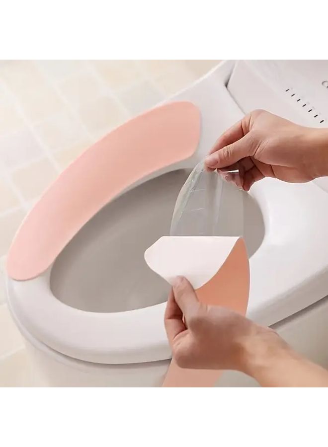Soft Purple Toilet Seat Cushion Cover Washable Padded Protector Bathroom Accessory - Image 2