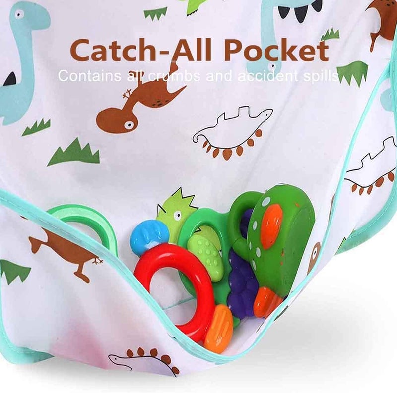 Waterproof Stain Resistant Baby Bibs Set (2PCS) for 6-24 Months - Image 3