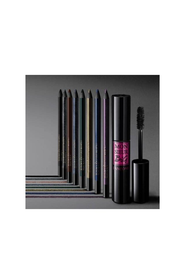 LANCOME Drama Liqui-Pencil Waterproof Eyeliner - 24H Waterproof Gel Pencil 01 Café Noir: Matte Black - Image 3