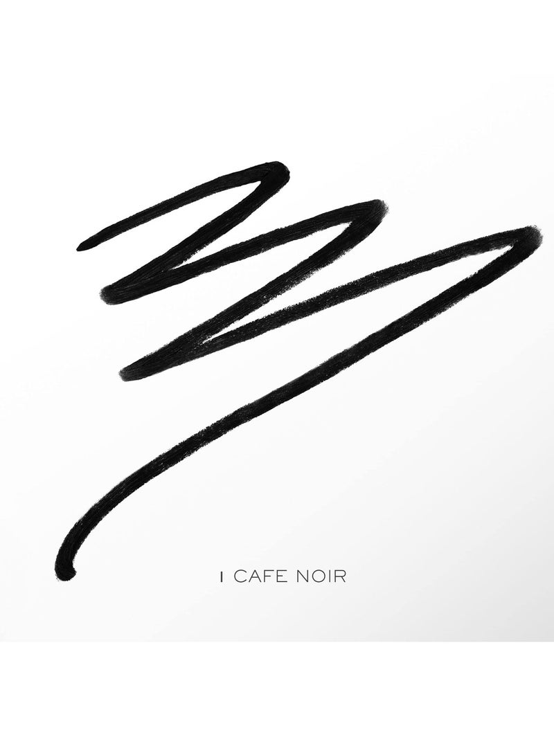LANCOME Drama Liqui-Pencil Waterproof Eyeliner - 24H Waterproof Gel Pencil 01 Café Noir: Matte Black - Image 2