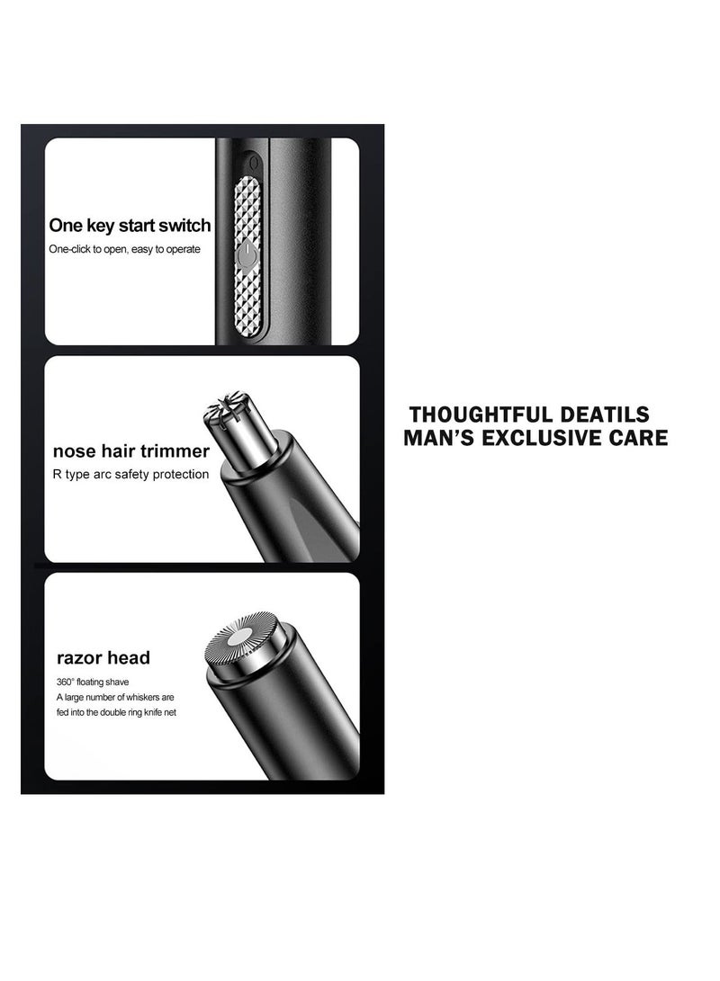 Nose Hair Trimmer, for Men and Women Rechargeable, Ear Eyebrow Remover Electric Women, Ladies Remover, Travel Waterproof Easy to Clean - Image 5