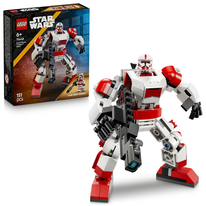 LEGO Star Wars Clone Shock Trooper Mech Building Toy 75448 (Age 6+, 151 Pieces) - Image 1