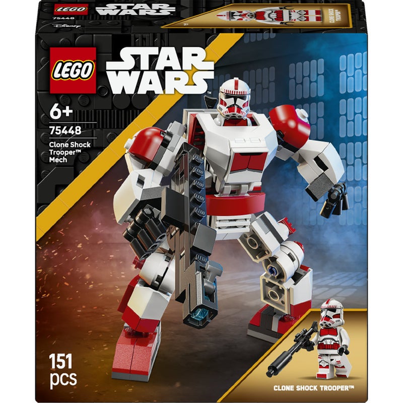 LEGO Star Wars Clone Shock Trooper Mech Building Toy 75448 (Age 6+, 151 Pieces) - Image 2