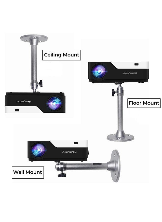 NIBEMINENT Wall Mounting Bracket For Projectors And Security Camera Silver  - Image 2