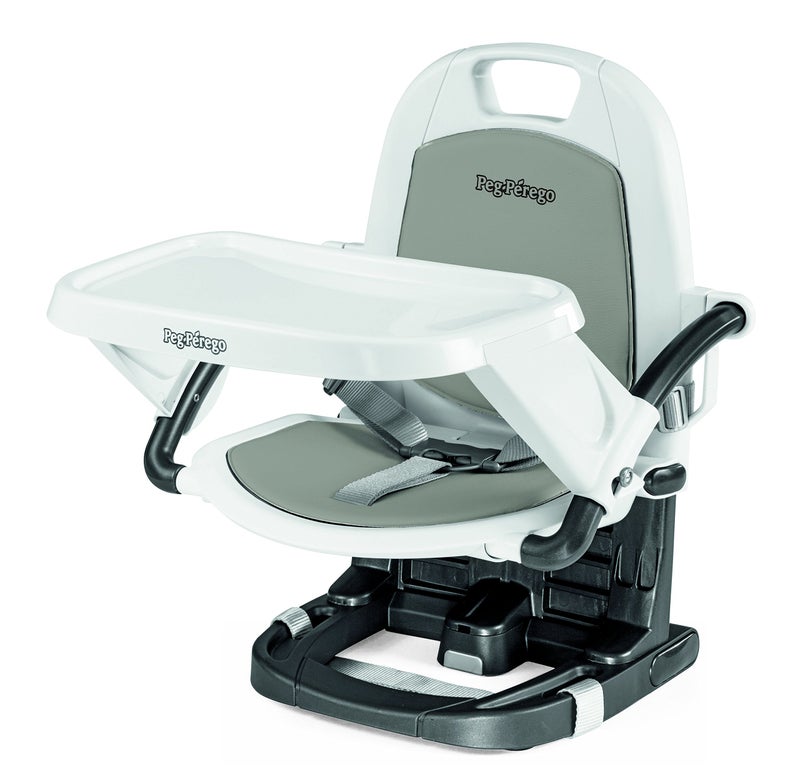 Peg Perego Peg Perego Rialto Booster Seat Suitable for Children 6 Months and up Made in Italy Ice Grey