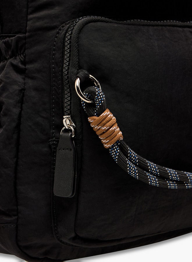 لي كوبر حقيبة ظهر بحزام حبل مع أحزمة كتف قابلة للتعديل وإغلاق بسحاب - Image 5