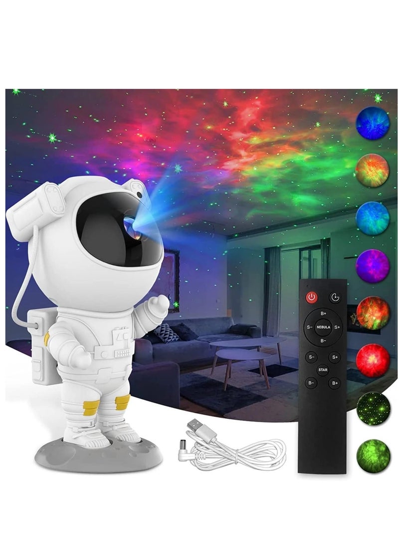 ELTRAZONE Night Lights Star Projector. Astronaut Nebula Galaxy Projector with Timer, Remote Control and 360°Adjustable Design. For Room Decoration Party - Image 1