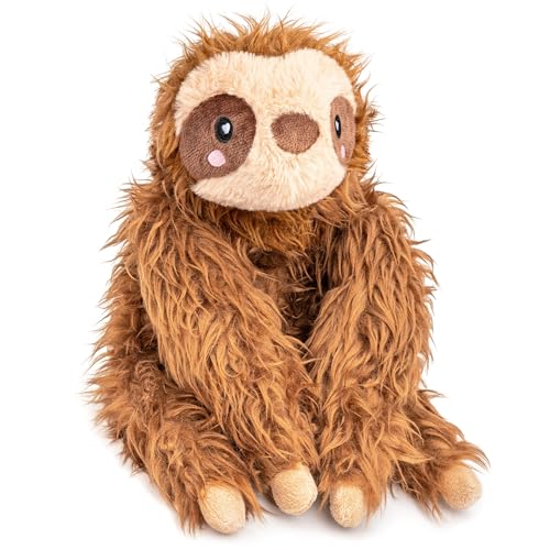 Happy Fuel Sloth Microwavable 15 lbs Unscented Heating Pad for Women Kids Cute Soft Cozy Pillow Plush Heatable Warm Stuffed Animals Kawaii Hot Cold Plushie Toy Sloth Gifts for Girls Boys - Image 1