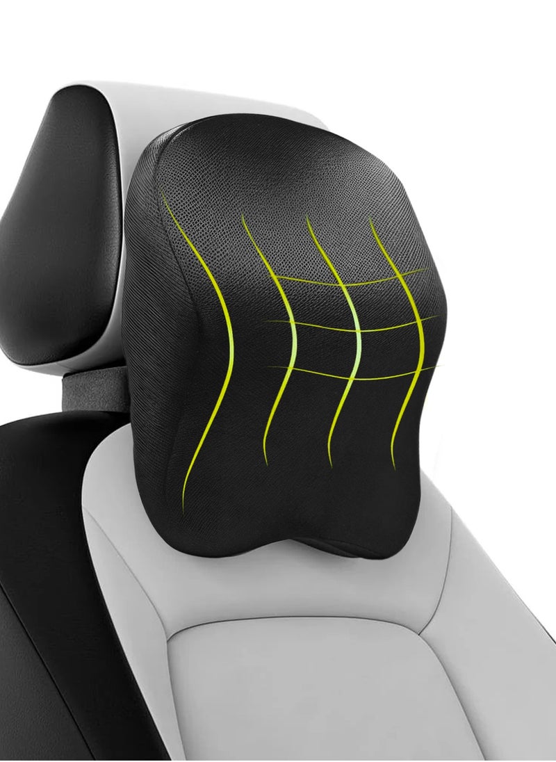 VEA VEA Car Neck Pillow - Memory Foam Headrest for Neck Pain Relief & Cervical Support  - Image 1