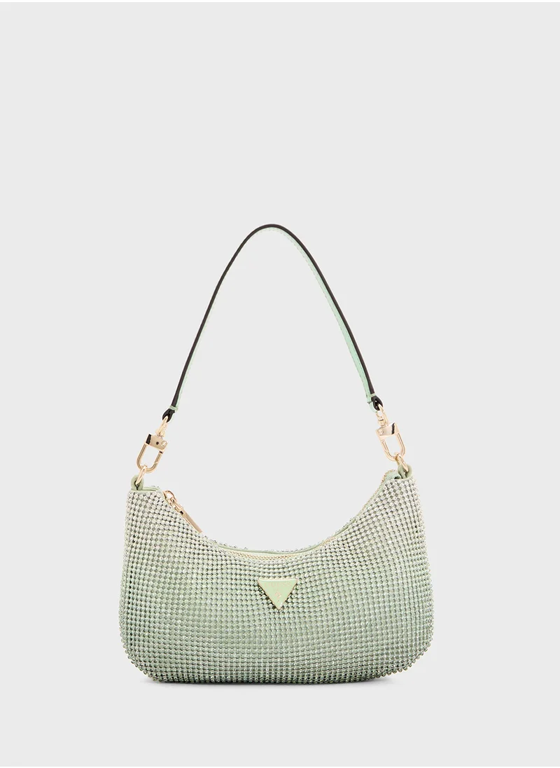 GUESS Zalina Mini Top Zip Shoulder Bag