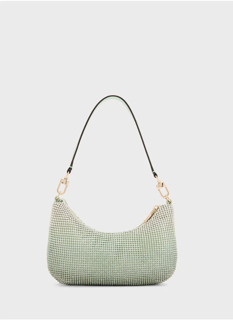 GUESS Zalina Mini Top Zip Shoulder Bag