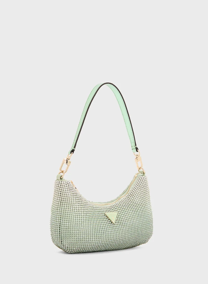 GUESS Zalina Mini Top Zip Shoulder Bag