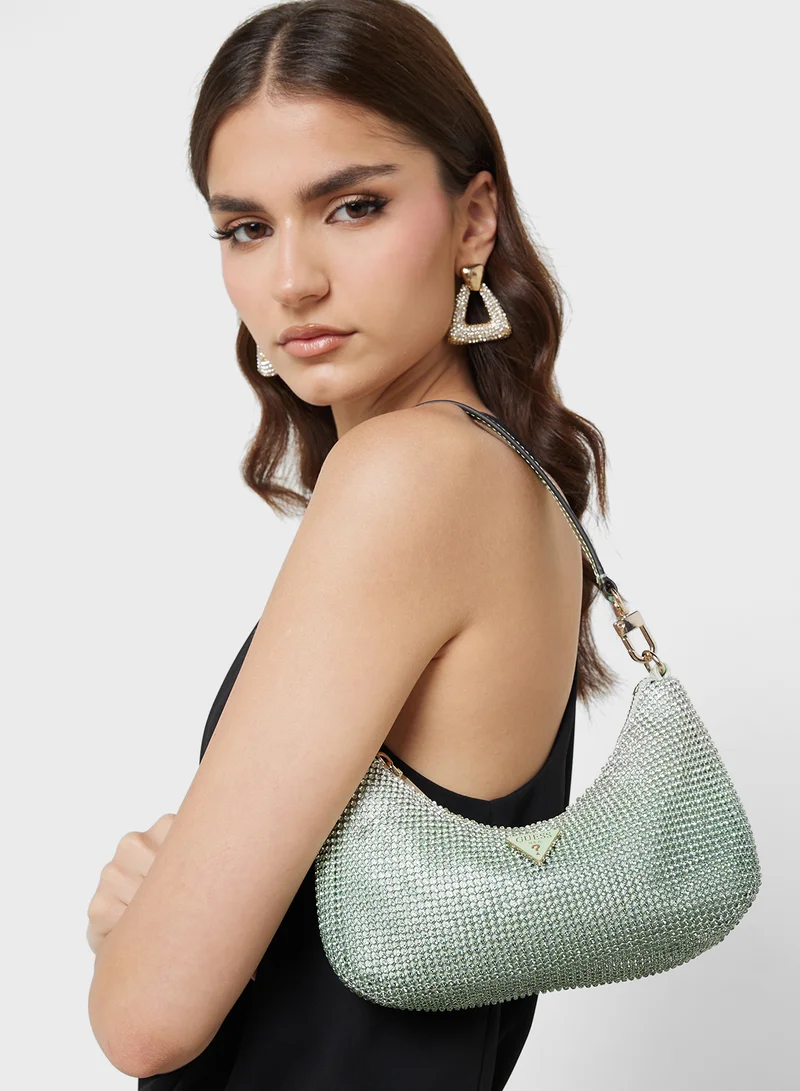 GUESS Zalina Mini Top Zip Shoulder Bag