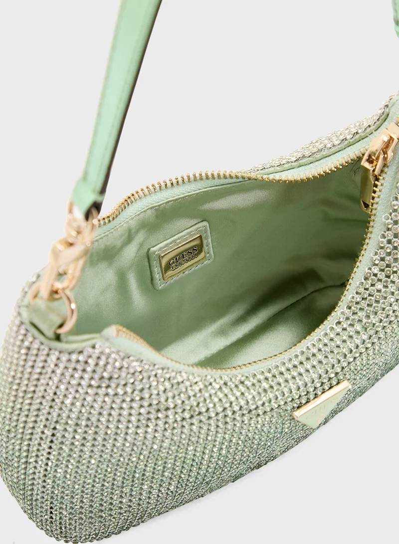 GUESS Zalina Mini Top Zip Shoulder Bag