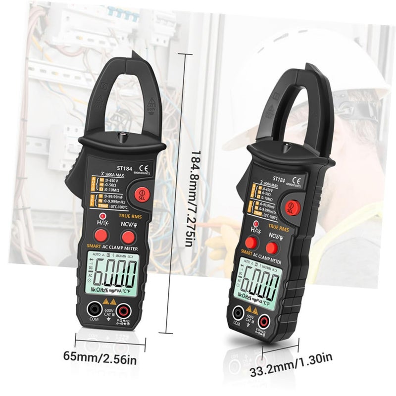 Digital Clamp Meter Multimeter Ammeter Voltage Tester Ac Dc Current Measurement Tool for Electrical Testing and Industrial Use - Image 2