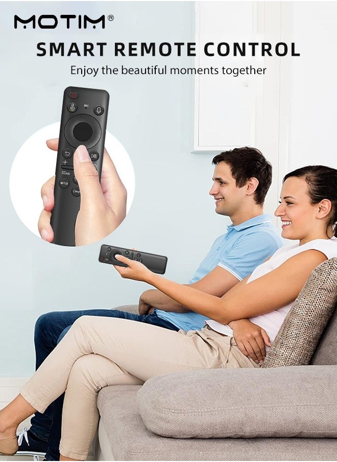 Motim - Universal Remote Control for Samsung Smart TV, Voice Commands Pointing, Voice Remote Solar Charging Remote Control - Image 1