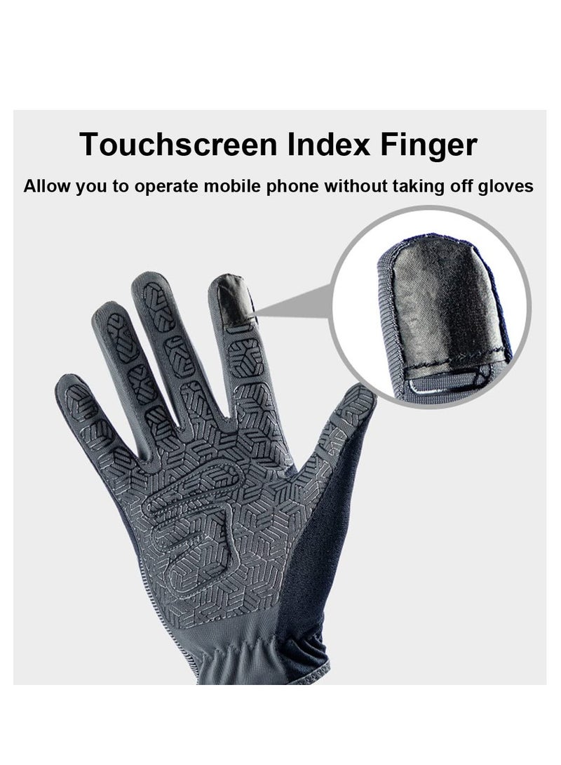 SYOSI Full Finger Gloves Women Men, Super Thin Hiking Gloves, Cycling Gloves, Bike Accessories for Adult Bikes, Full Palm Protection, Driving Gloves Women UV Protection Gloves Gym Gloves for Women - Image 3